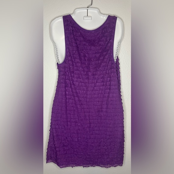 Free People Intimately Purple Crinkle Mini Dress - Picture 4 of 5
